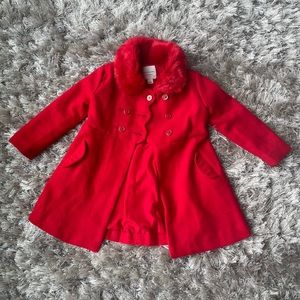 Red coat for girls 2T from Janie and Jack